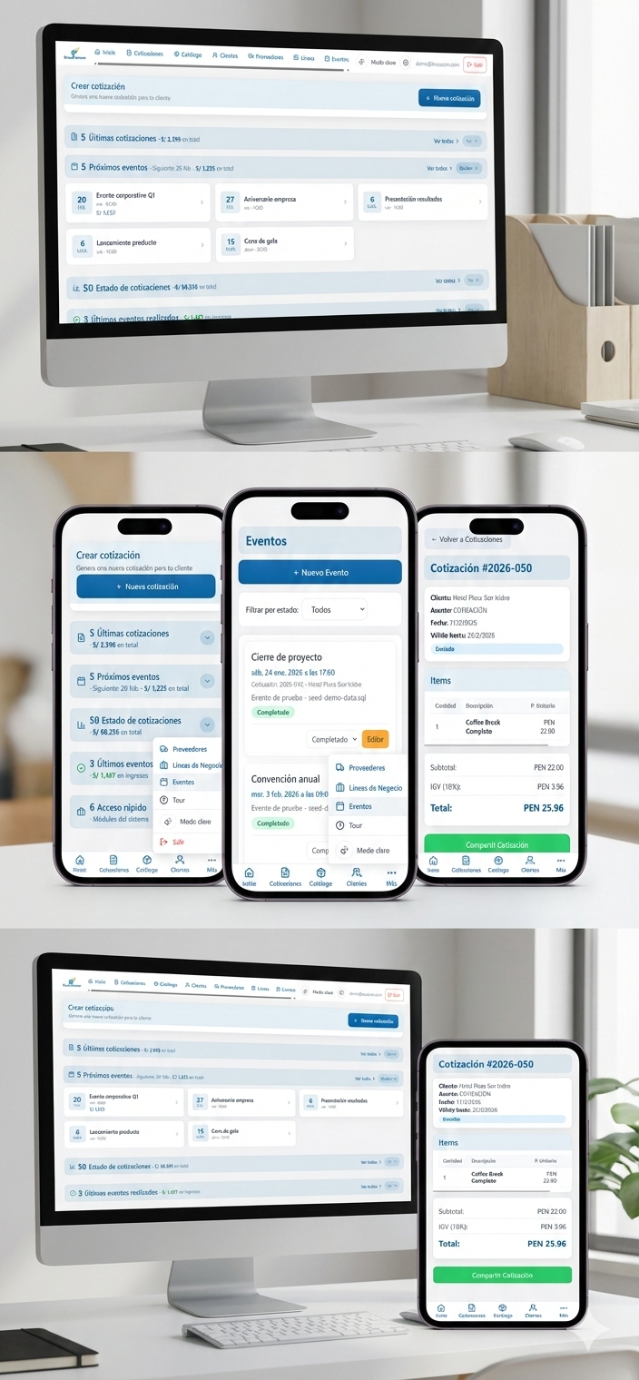 BrauPlanner - Escritorio y móvil
